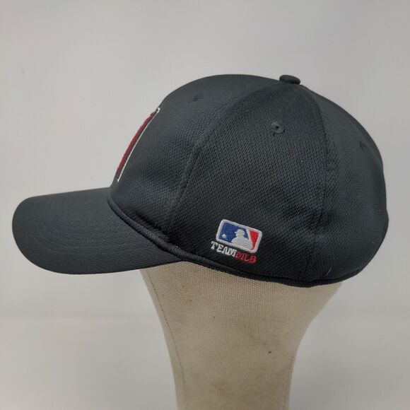 Team MLB Men's Arizona Diamondbacks Strapback Hat Black OSFM Embroidered Logo - Picture 5 of 12